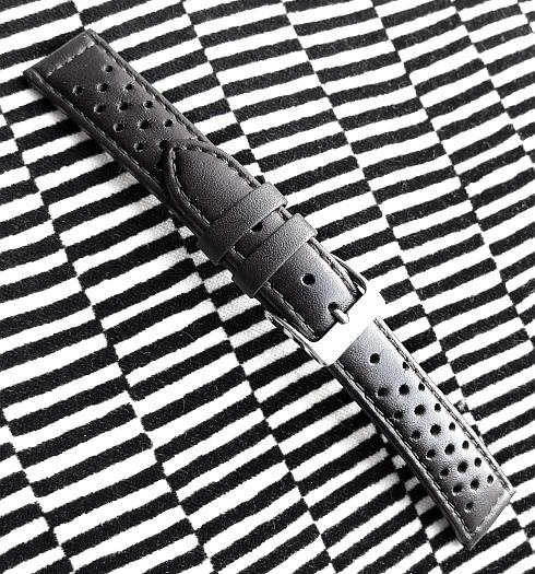 18mm Black Racing Strap
