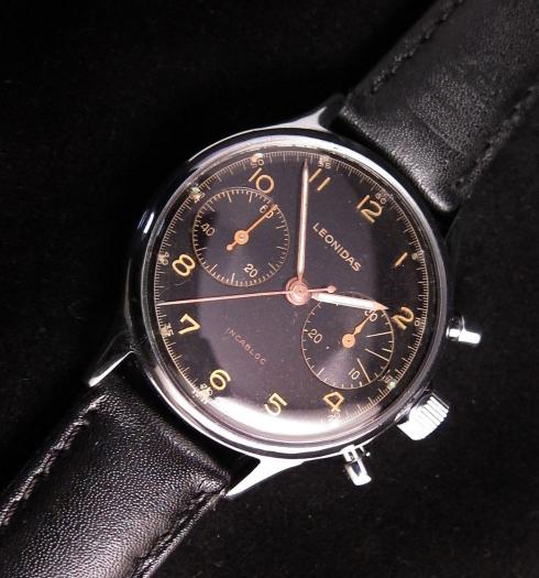 LEONIDAS Black Dial Chrono