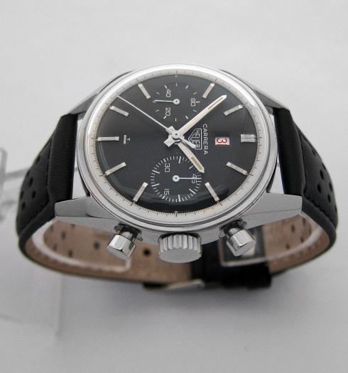 HEUER Carrera 45 Dato BLACK